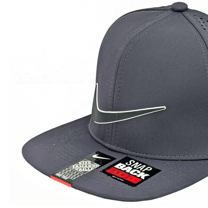 Casquette Snapback Nike - Gris foncé