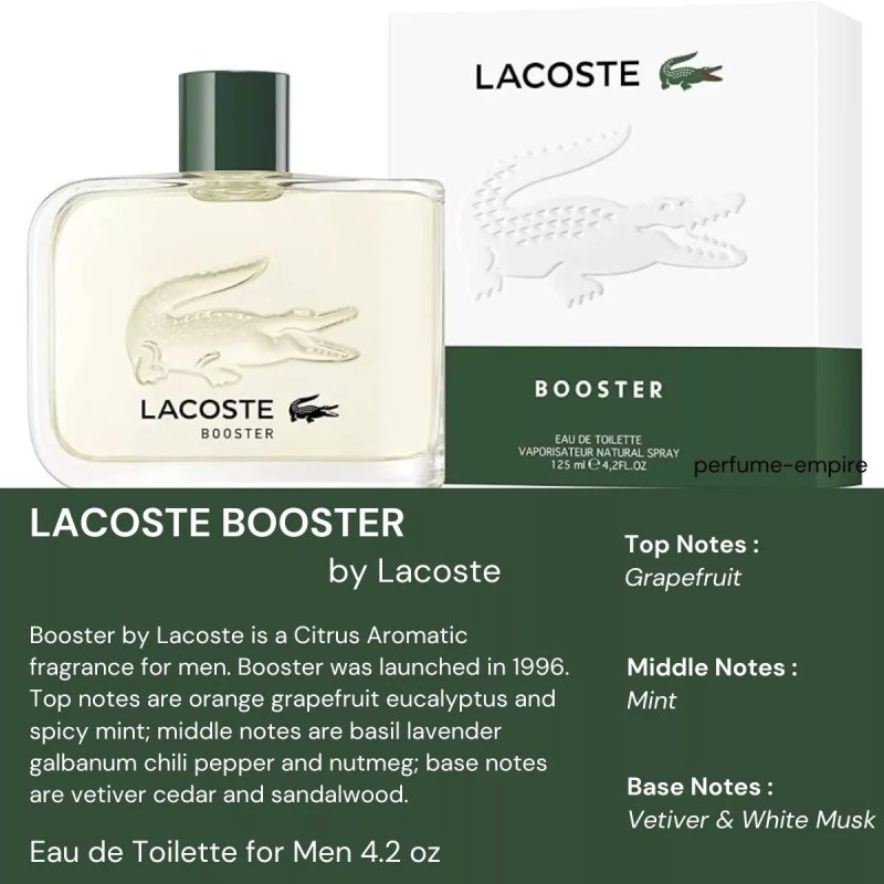 Lacoste Fragrances Lacoste Booster (à base d'extraits)